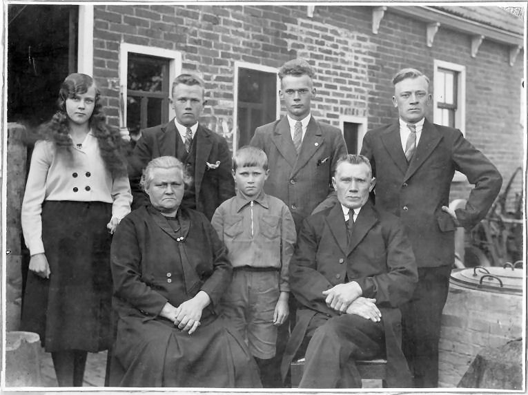 gezin kornelis maring en aaltje werkman in 1959.